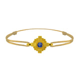 Bracelet Esther Saphir bleu 3 mm