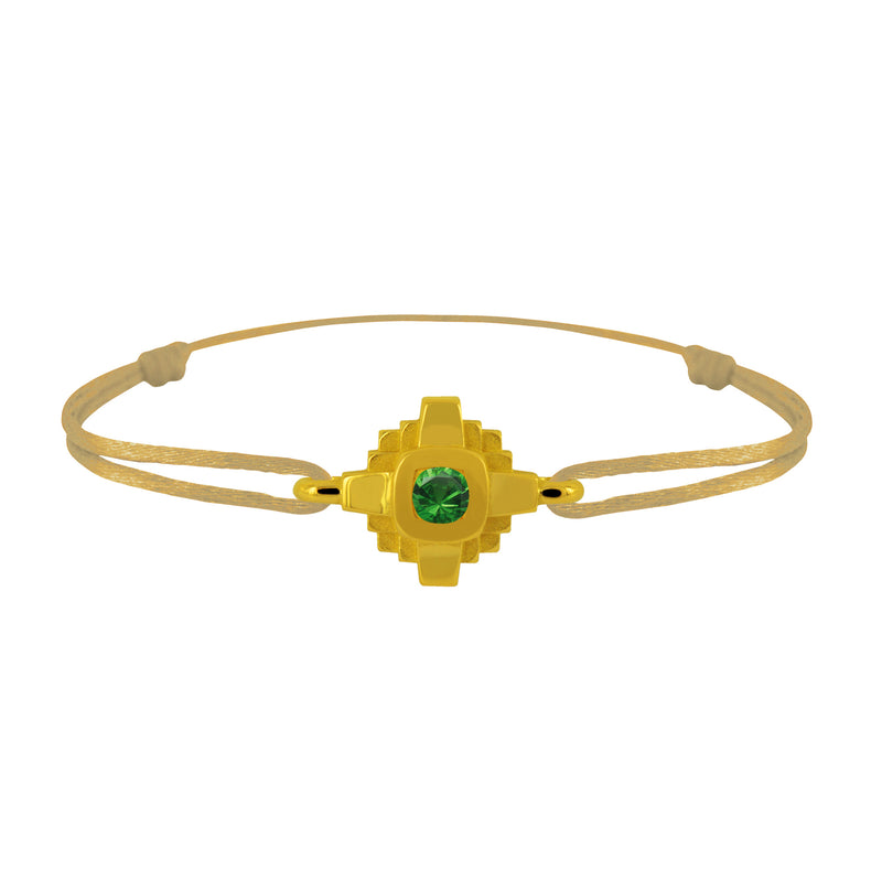 Bracelet Esther Tsavorite verte 3 mm