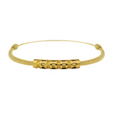 Bracelet lien Tournaire tube or cupidon cœur