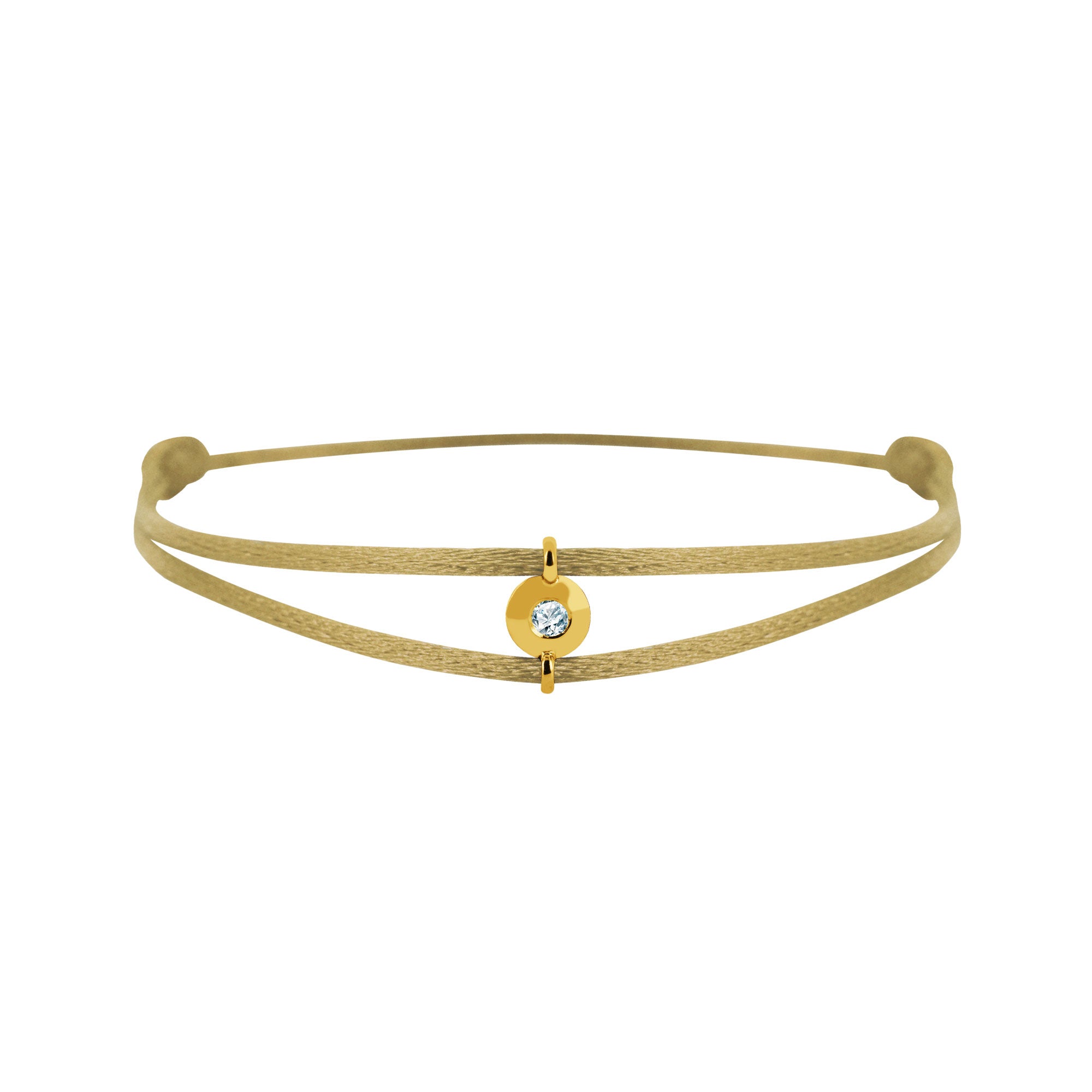 Mon Alchimie Round gold and diamond bracelet