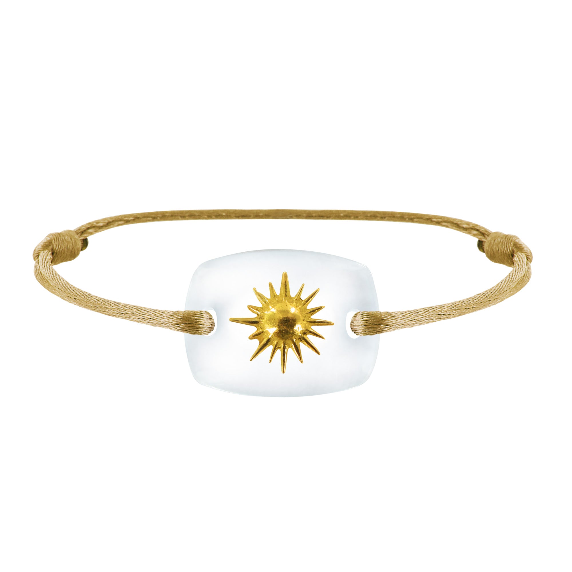 Soleil emotion link bracelet in gold