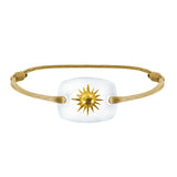 Bracelet Soleil lien émotion en or