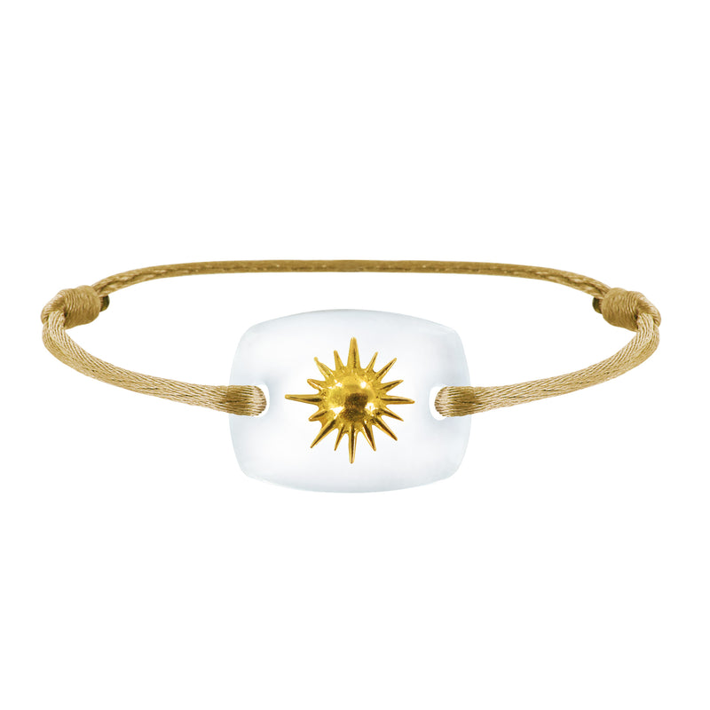 Bracelet Soleil lien émotion en or