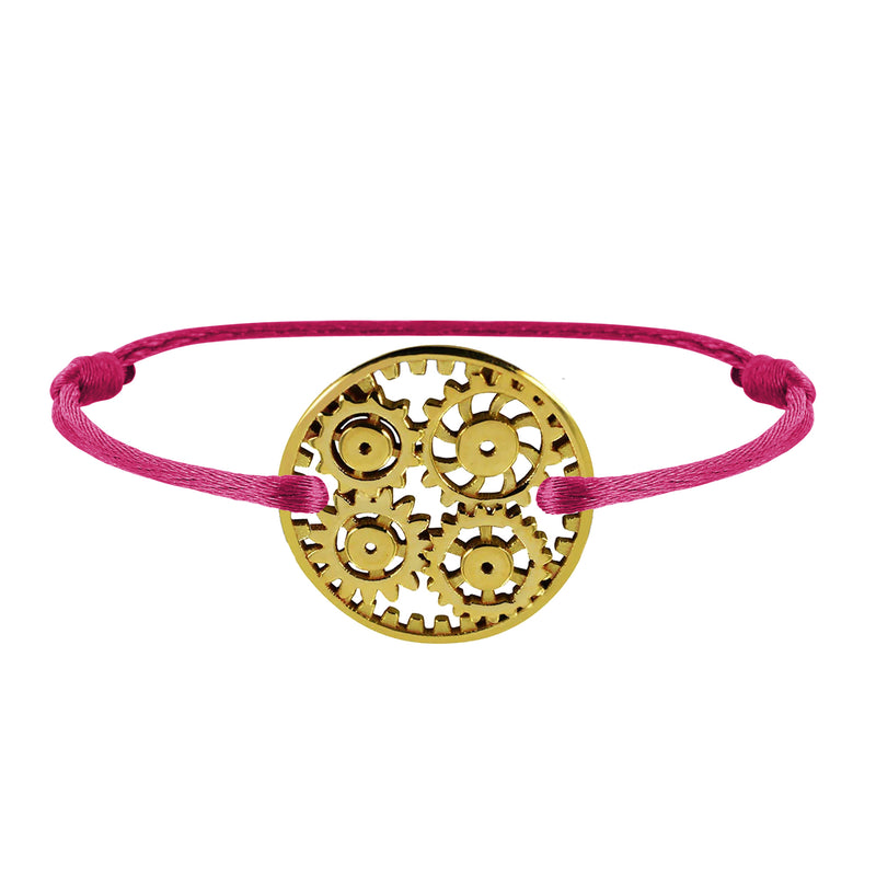 Engrenages gold link bracelet