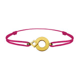 Bracelet lien Tournaire signe éclipse rond or