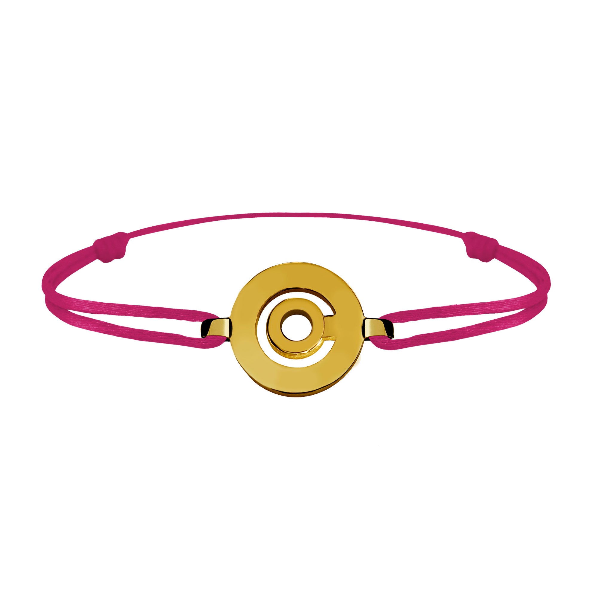 Bracelet Tournaire signe  labyrinth round gold