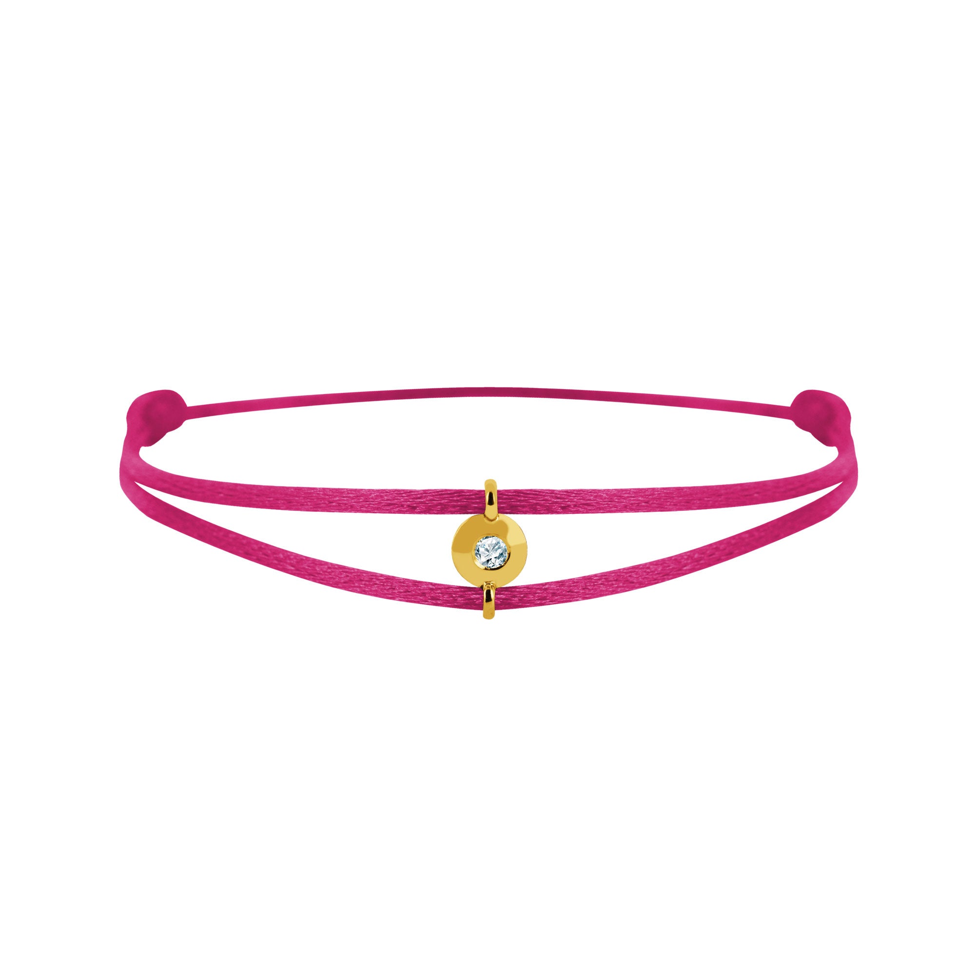 Mon Alchimie Round gold and diamond bracelet