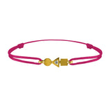 trilogy gold and diamond bracelet
