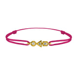 trilogy bracelet in 3-diamond gold