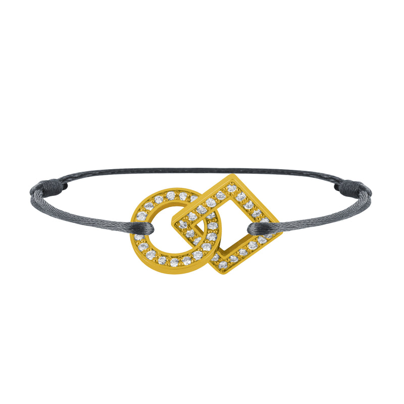 Bracelet Inséparables pavage diamants