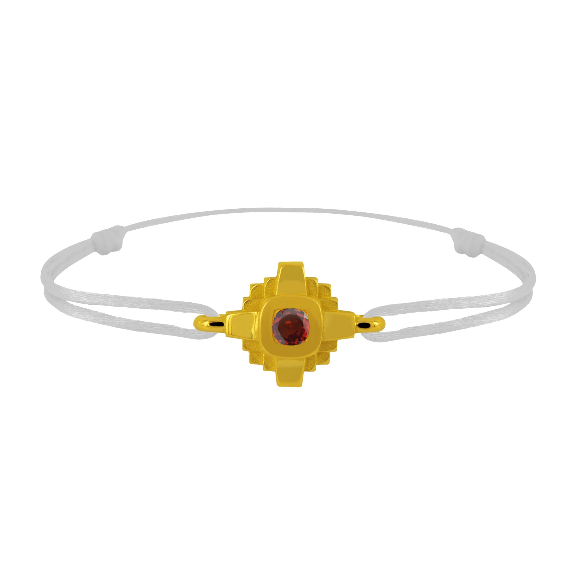 Esther red sapphire 3 mm bracelet