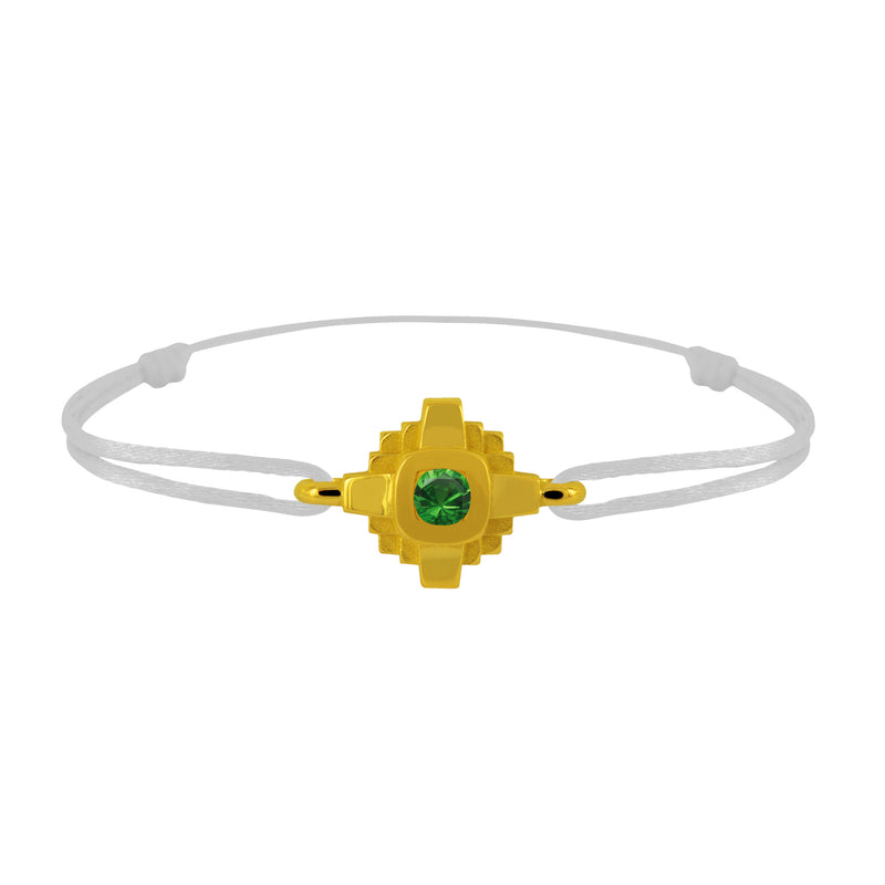 Bracelet Esther Tsavorite verte 3 mm