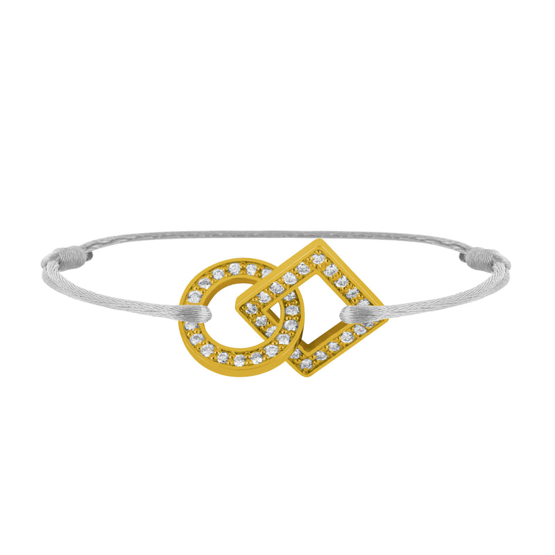 Bracelet Inséparables pavage diamants