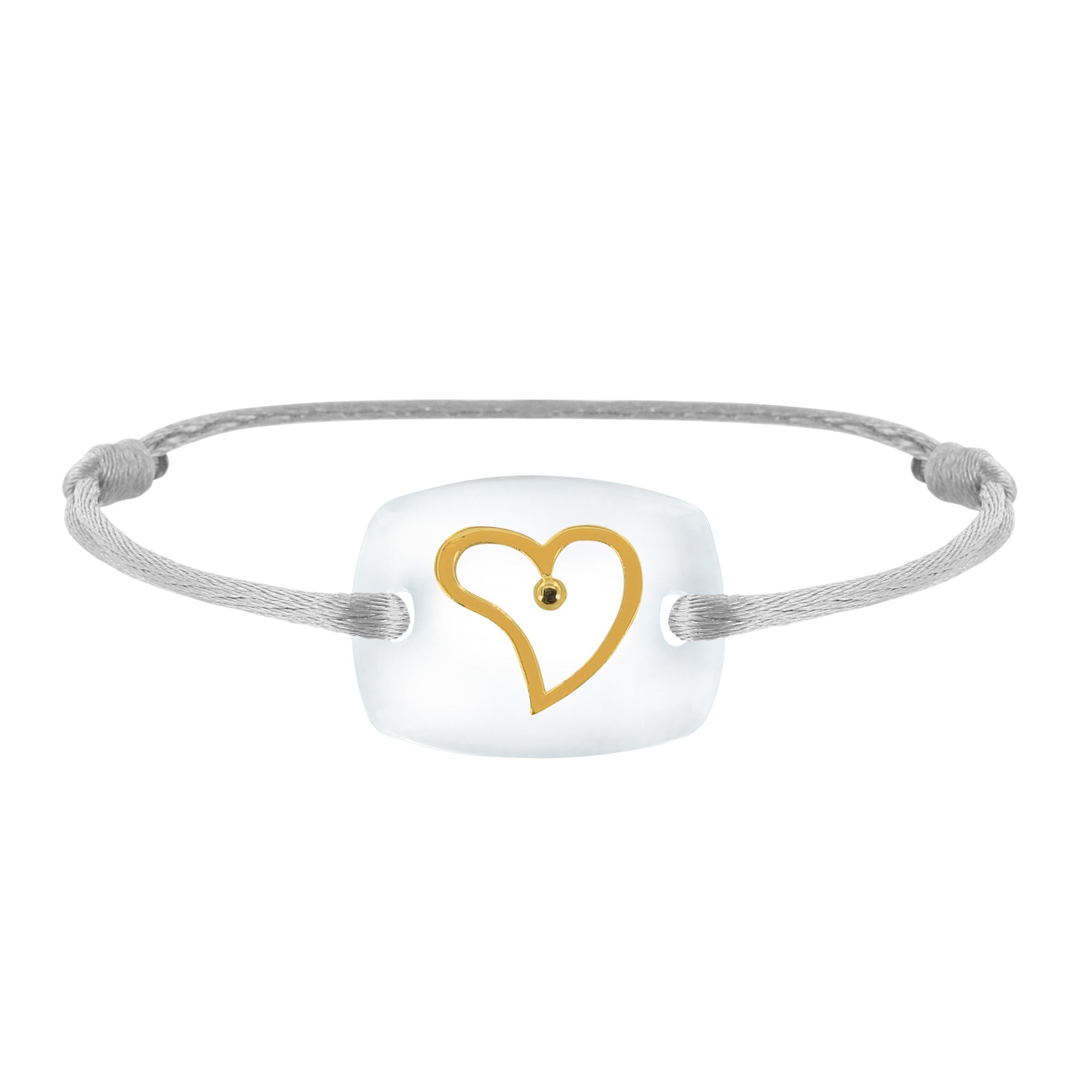 Bracelet Cœur amour lien émotion en or