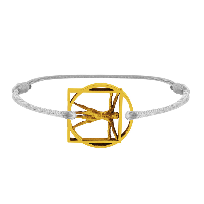 Medal bracelet Vitruvian Man