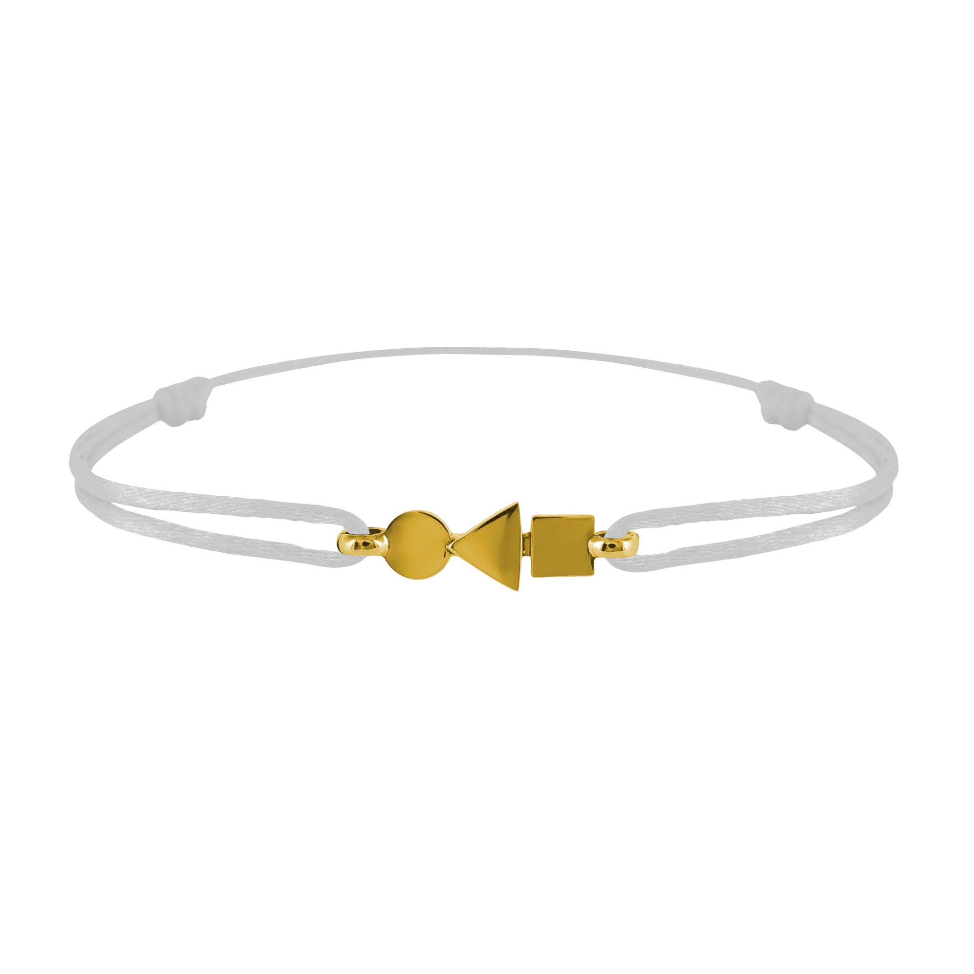 trilogy full gold bracelet Tournaire