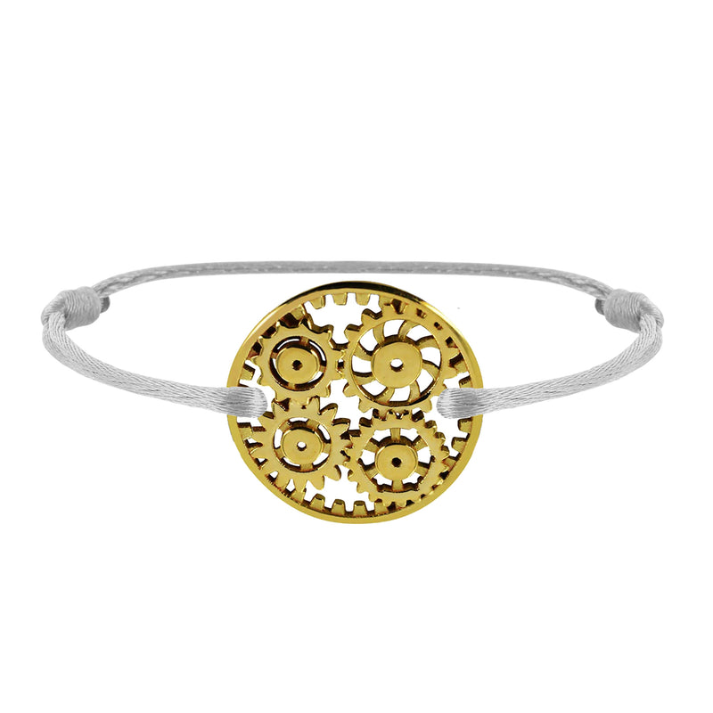 Engrenages gold link bracelet