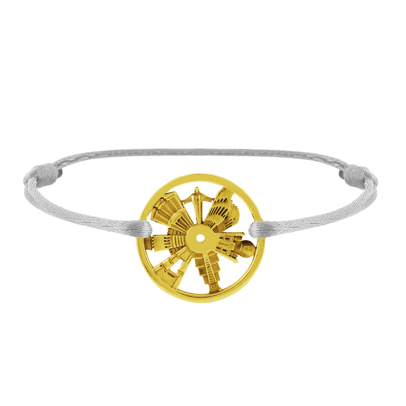 Bracelet 7 Merveilles Du Monde en Or