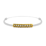 Tournaire gold tube link bracelet trilogy