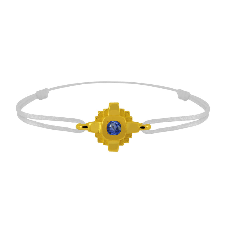 Bracelet Esther Saphir bleu 3 mm