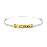 Bracelet lien Tournaire tube or cupidon cœur