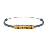 Bracelet lien Tournaire tube or cupidon cœur