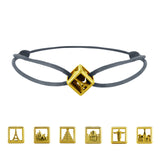 Bracelet Dé de voyage en Or