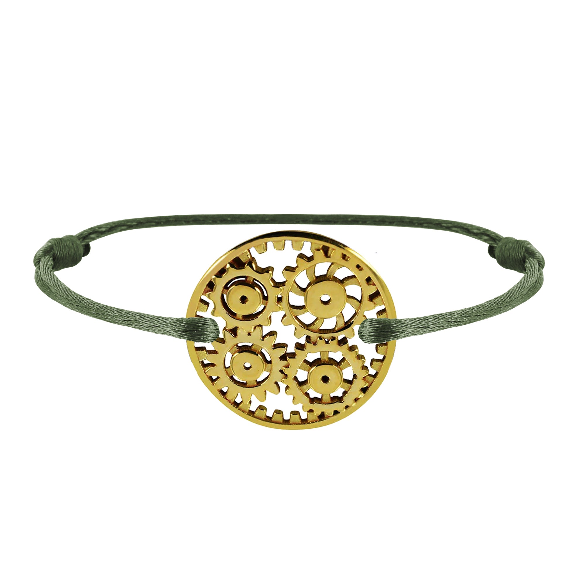 Bracelet lien Engrenages en or