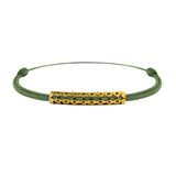 Tournaire gold tube link bracelet trilogy