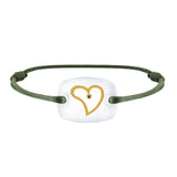 Bracelet Cœur amour lien émotion en or