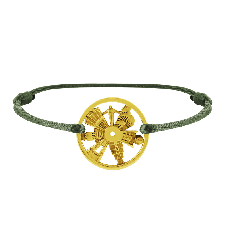 Bracelet 7 Merveilles Du Monde en Or