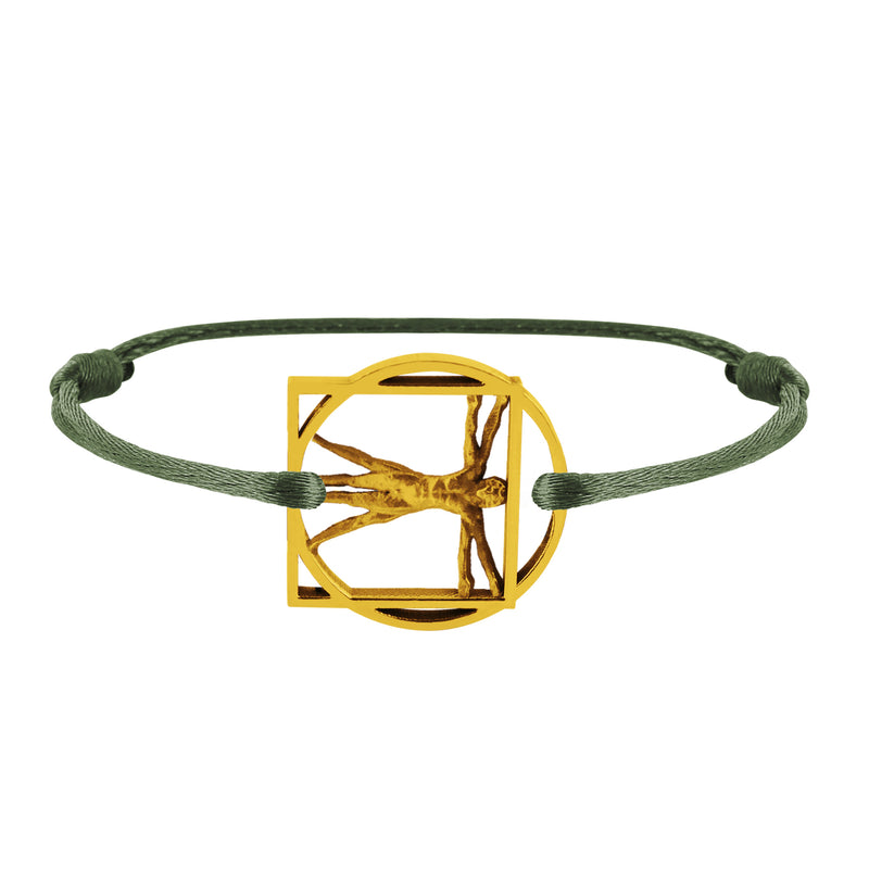 Medal bracelet Vitruvian Man