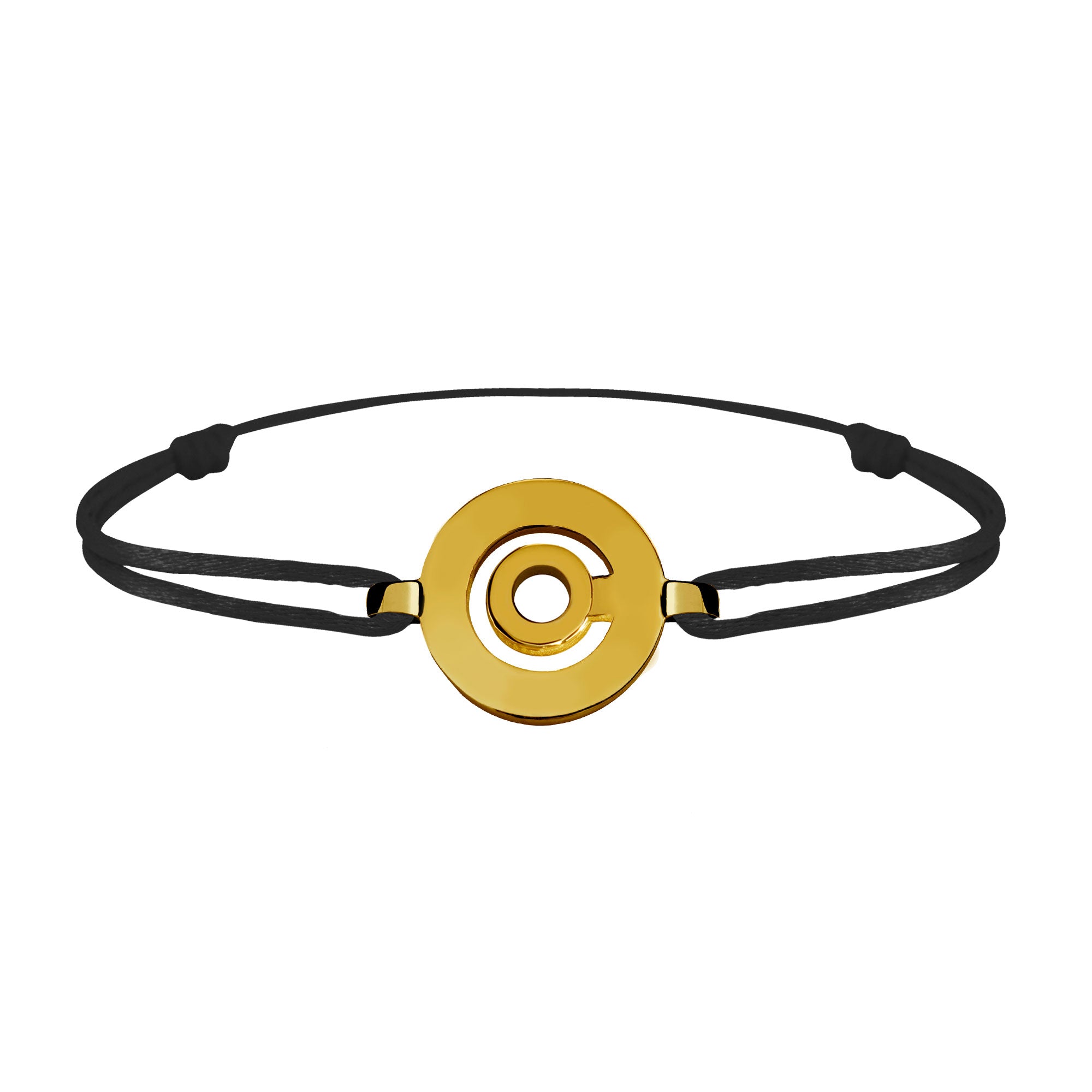 Bracelet Tournaire signe  labyrinth round gold