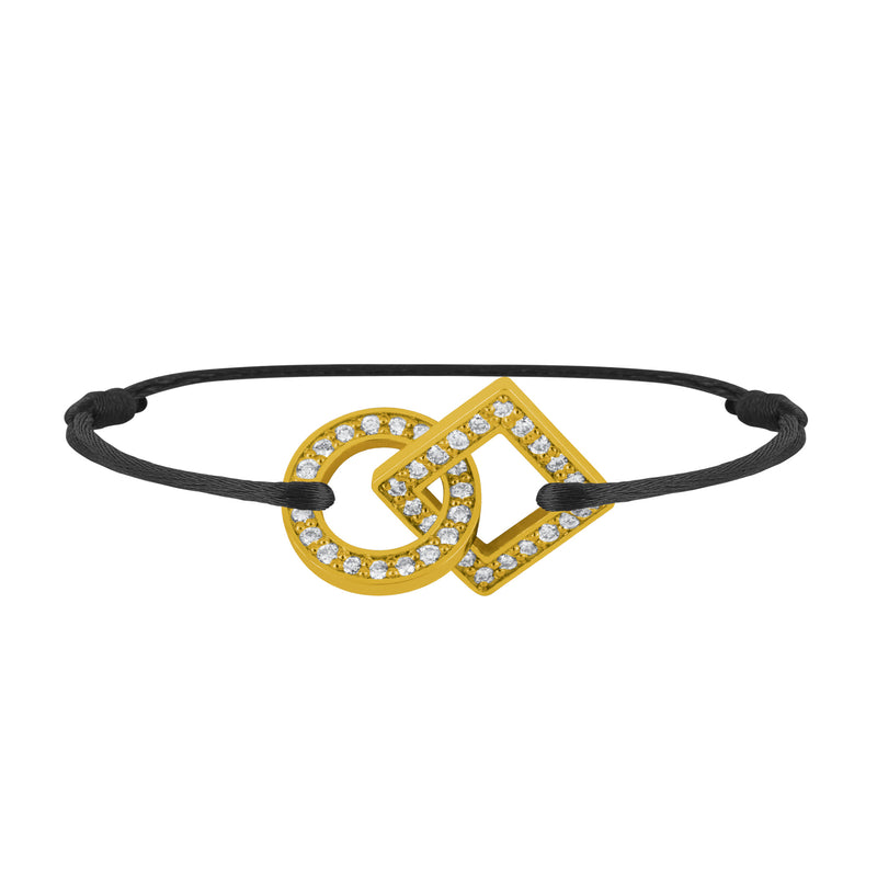 Bracelet Inséparables pavage diamants