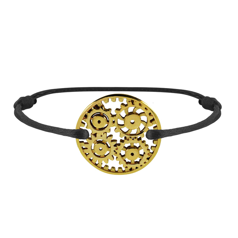 Engrenages gold link bracelet