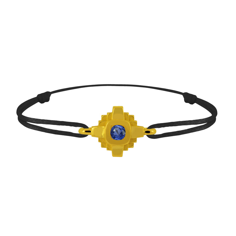 Bracelet Esther Saphir bleu 3 mm