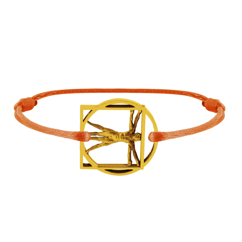 Medal bracelet Vitruvian Man