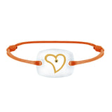 Bracelet Cœur amour lien émotion en or