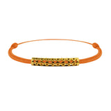 Tournaire gold tube link bracelet trilogy