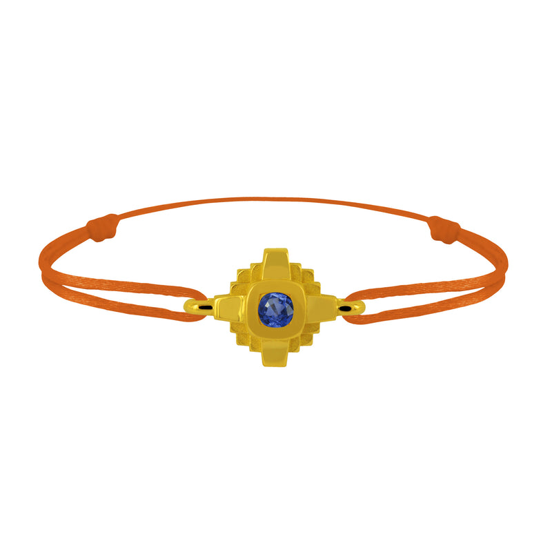 Bracelet Esther Saphir bleu 3 mm
