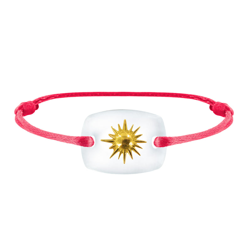 Bracelet Soleil lien émotion en or