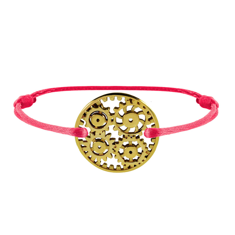 Engrenages gold link bracelet