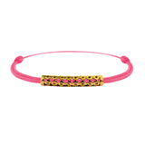 Tournaire gold tube link bracelet trilogy