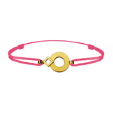 Bracelet lien Tournaire signe éclipse rond or