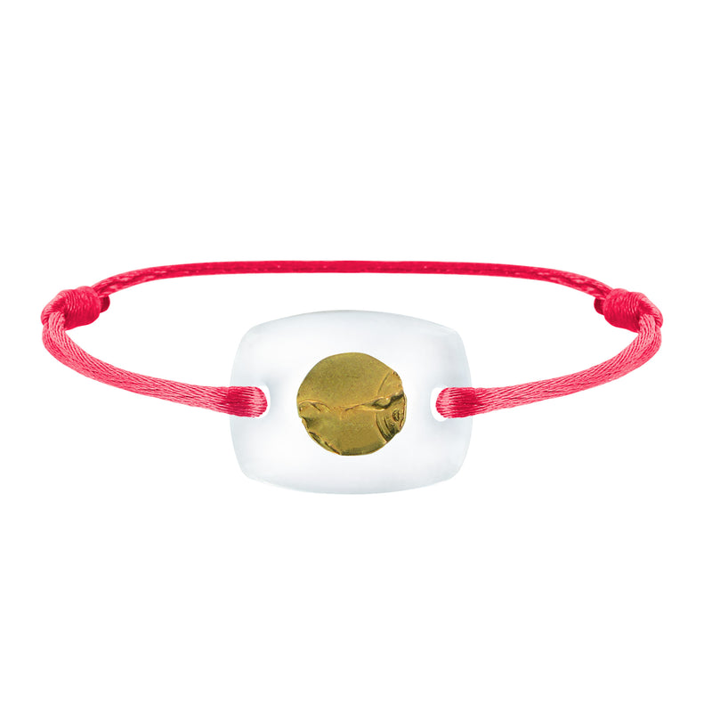 Bracelet Création du Monde lien émotion en or