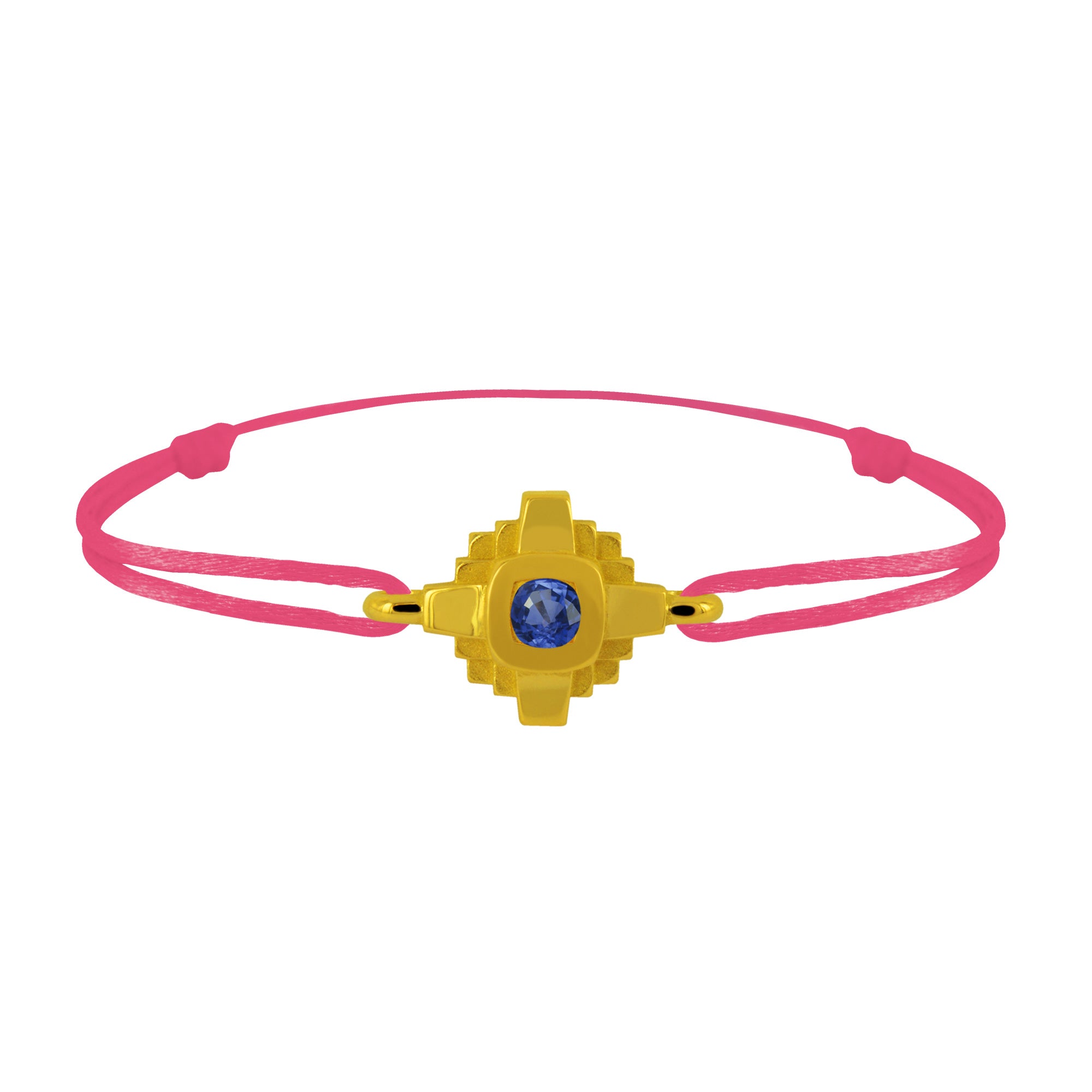 Bracelet Esther Saphir bleu 3 mm