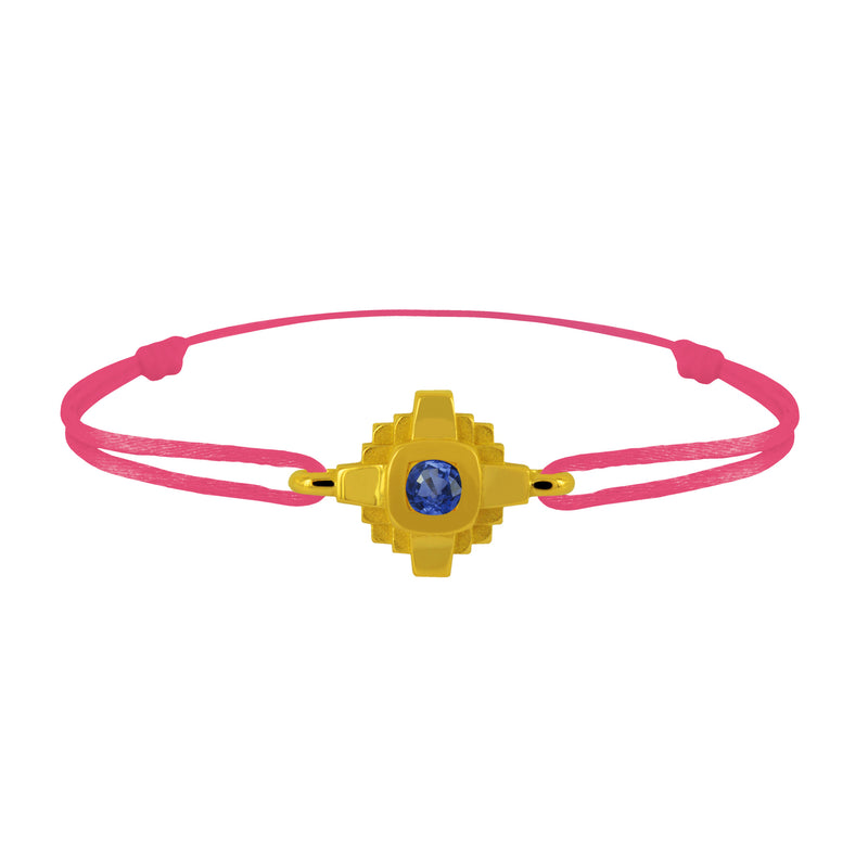 Bracelet Esther Saphir bleu 3 mm
