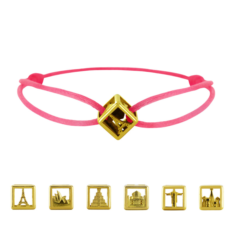 Bracelet Dé de voyage en Or
