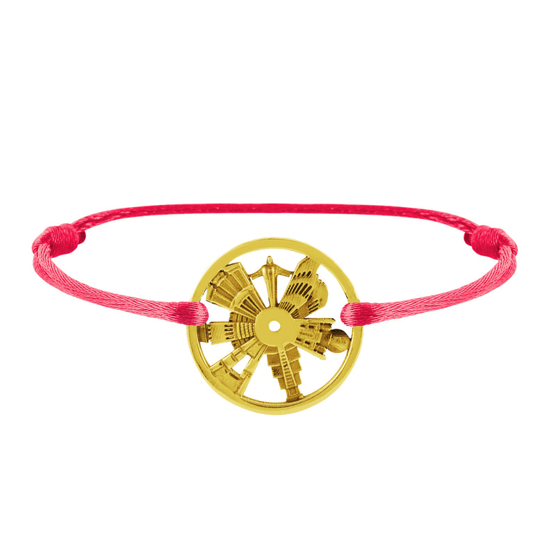 Bracelet 7 Merveilles Du Monde en Or
