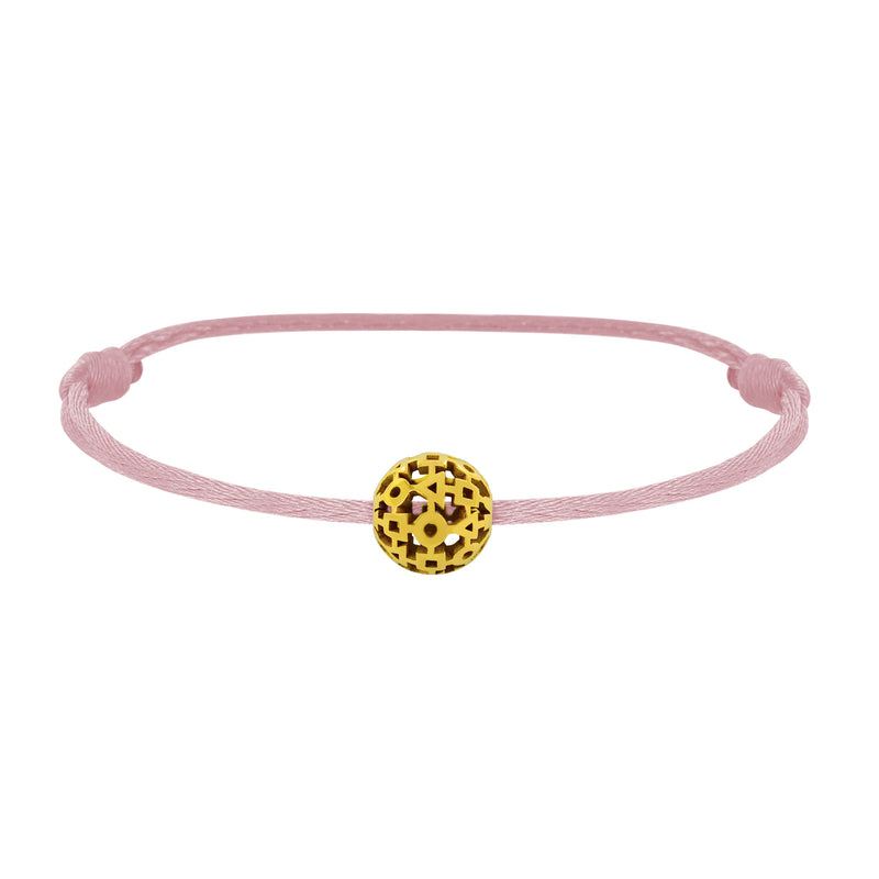 trilogy pearl bracelet in gold